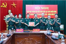 Quân khu gặp mặt đoàn đại biểu Ban liên lạc Cựu chiến binh Trung đoàn Cận vệ 246 khu vực Hải-Hưng